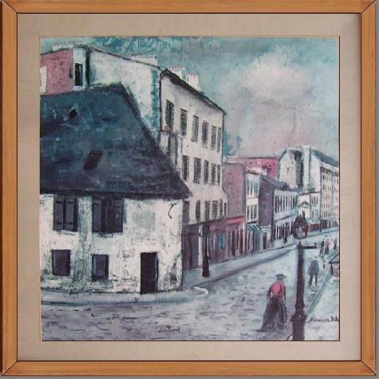 Impressionismo Utrillo Sisley Signorini 3 Paesaggi pend  